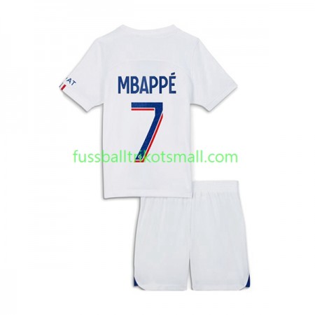 Fußballtrikots Paris Saint-Germain Mbappé 7 Kinder 2022-2023 Kurzarm 3rd trikot kaufen